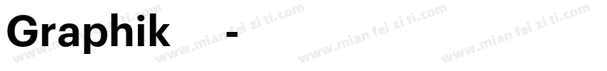 Graphik 字体字体转换